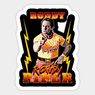 Pointing Roddy Piper Sticker